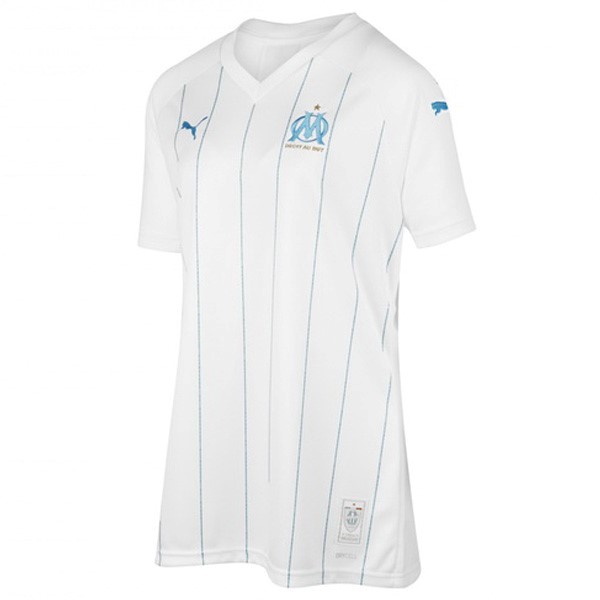 Camisetas Marsella Primera equipo Mujer 2019-20 Blanco